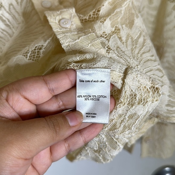 NWT revolve Tell Your Friends Long Sleeve Shirt in Amari embroidered - Picture 7 of 8